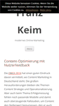 Mobile Screenshot of franz-keim.de