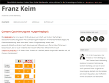 Tablet Screenshot of franz-keim.de